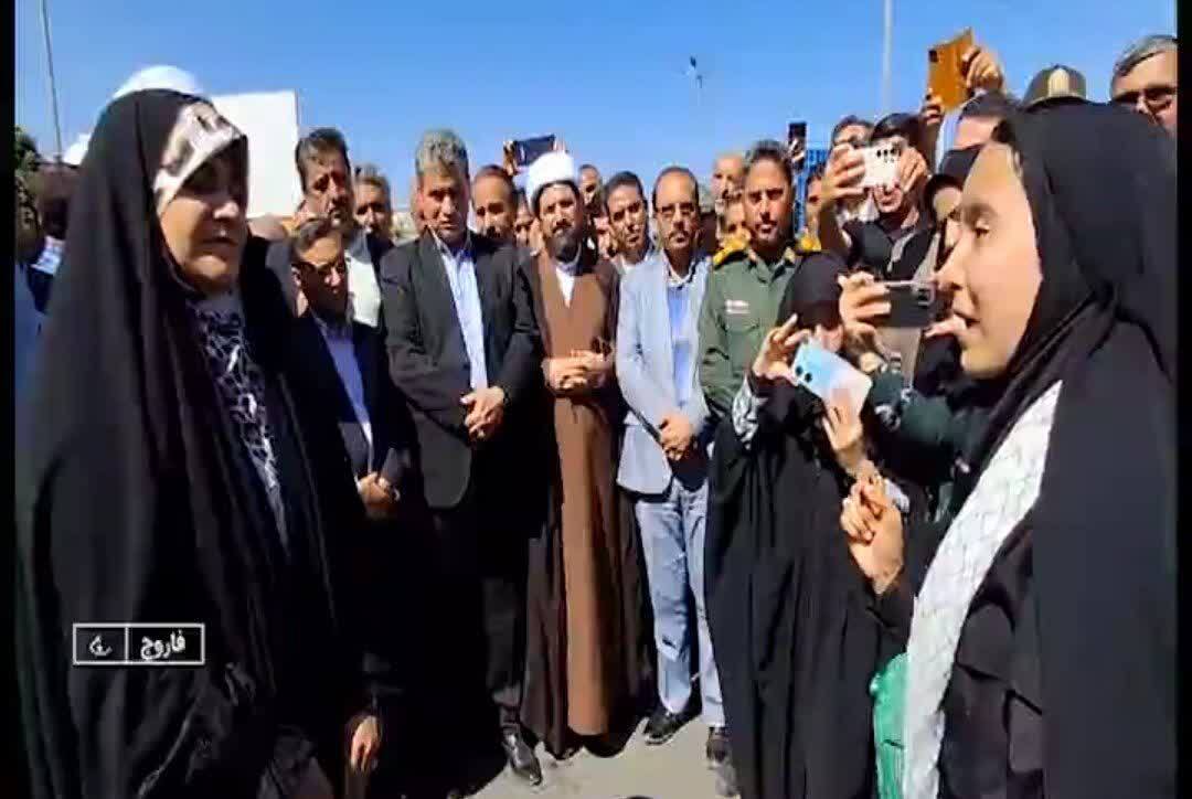 مردم فاروج از مجری شجاع قدر دانی کردند