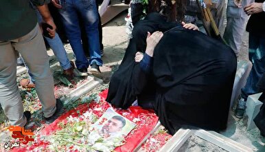 ششمین روز خاکسپاری شهدای حملات وحشیانه رژیم صهیونیستی به کشورمان در بهشت زهرا (س)+تصاویر