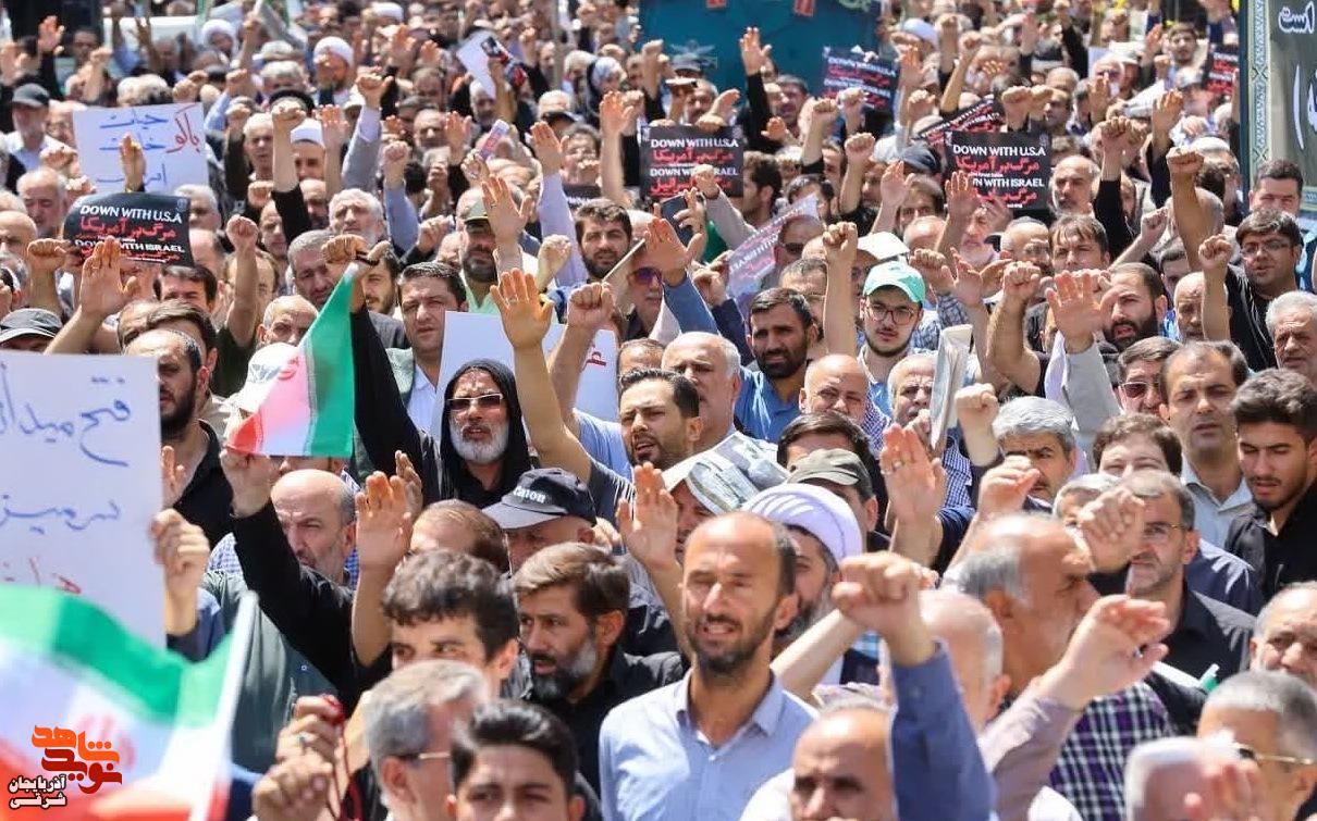 فریاد تبریز نمی‌گذارد مظلوم تنها بماند