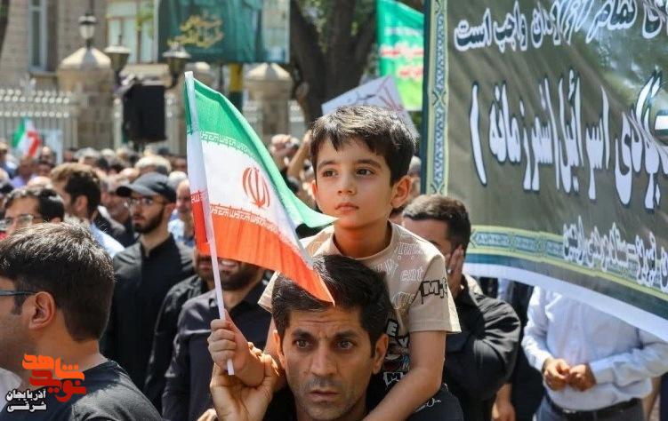 فریاد تبریز نمی‌گذارد مظلوم تنها بماند