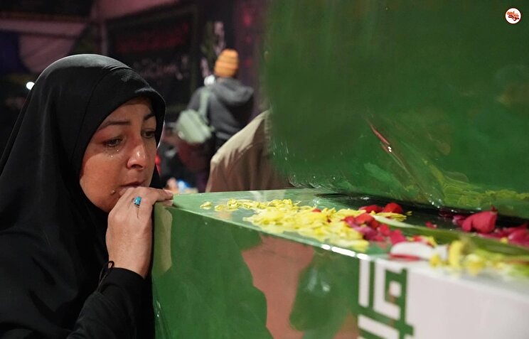 گزارش تصویری | مراسم وداع با ۱۰۰ شهید گمنام