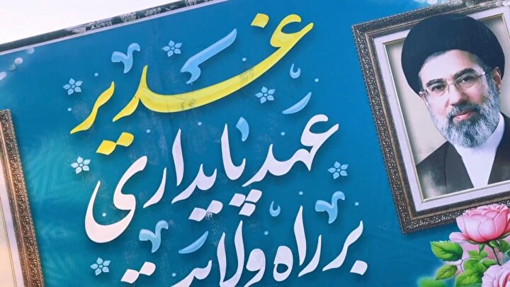 کلیپ/ تصاویری از میهمانی کیلومتری غدیر در گرمسار