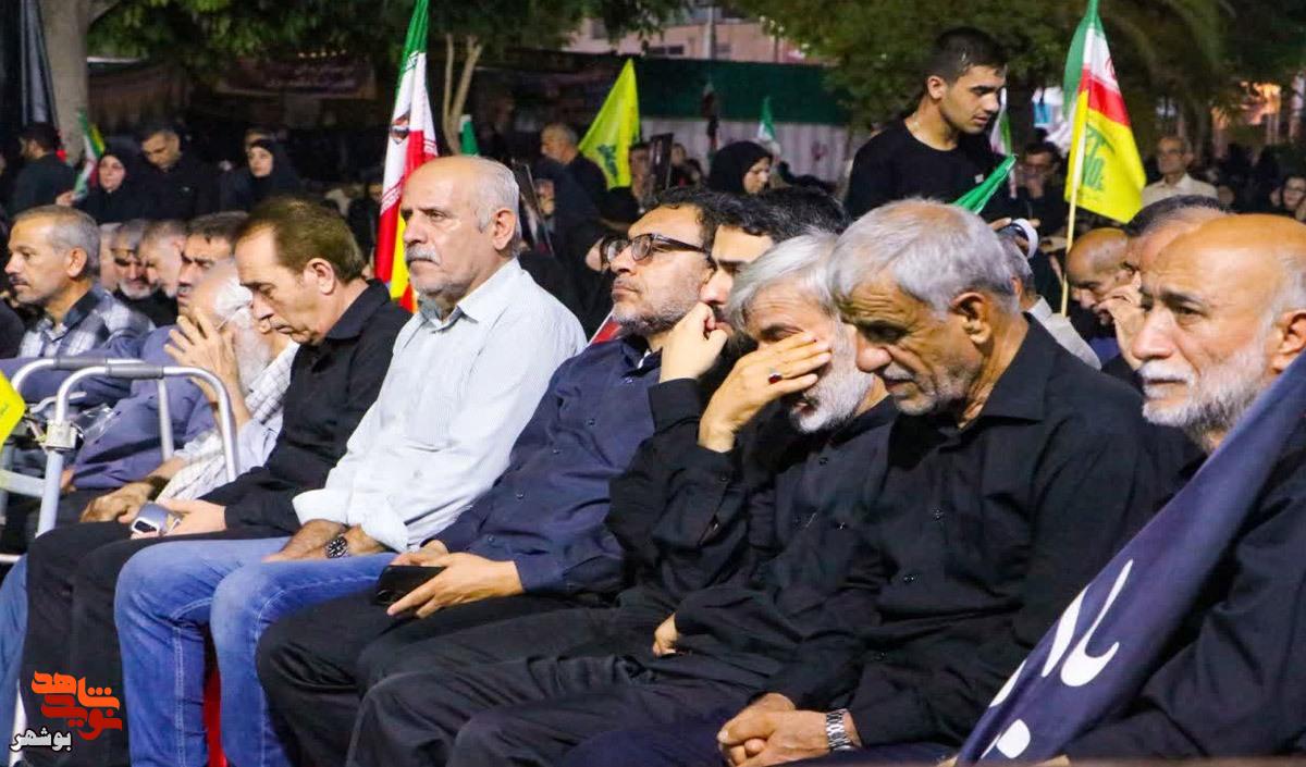 بوشهر یکپارچه در سوگ رهبر شهید امت گریست