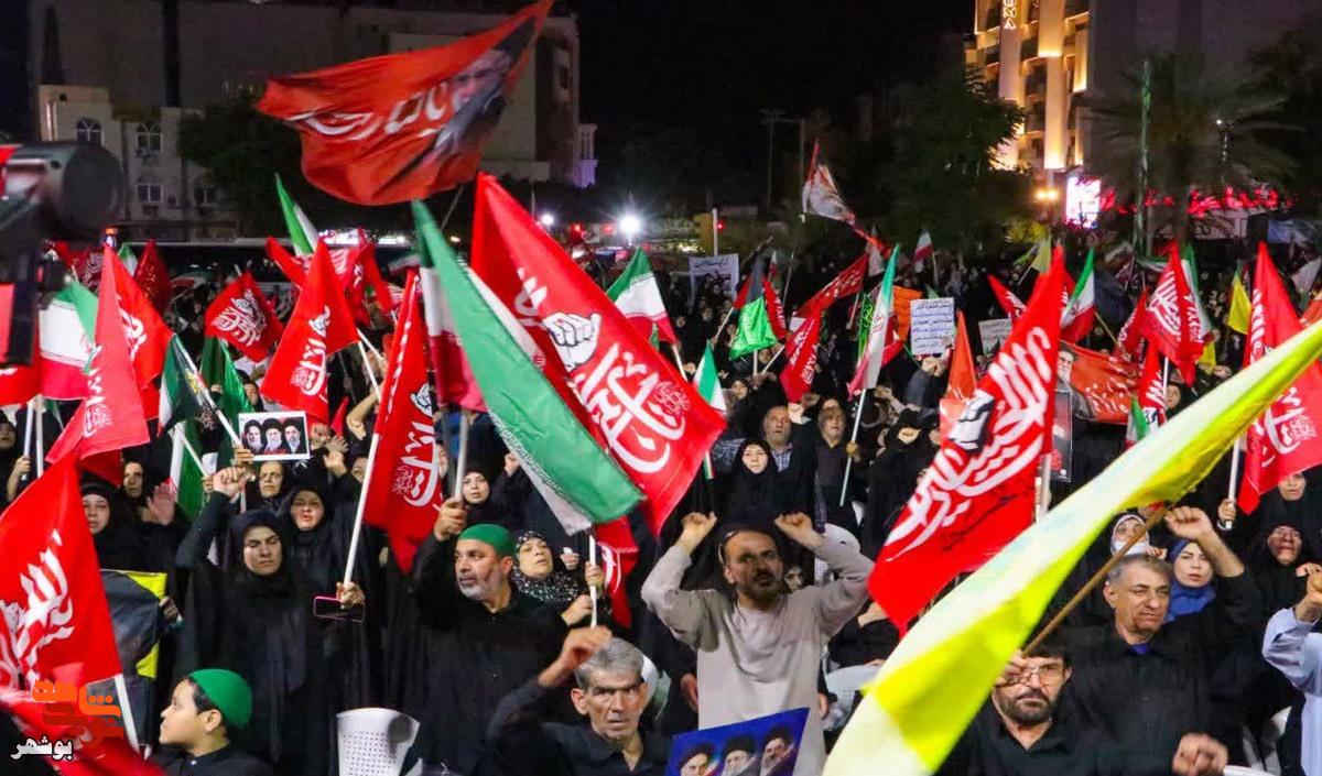 بوشهر یکپارچه در سوگ رهبر شهید امت گریست