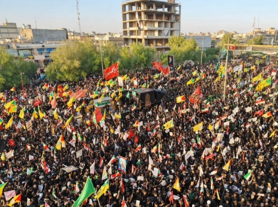 عراق میزبان تشییع میلیونی آقای شهید ایران + فیلم و تصاویر