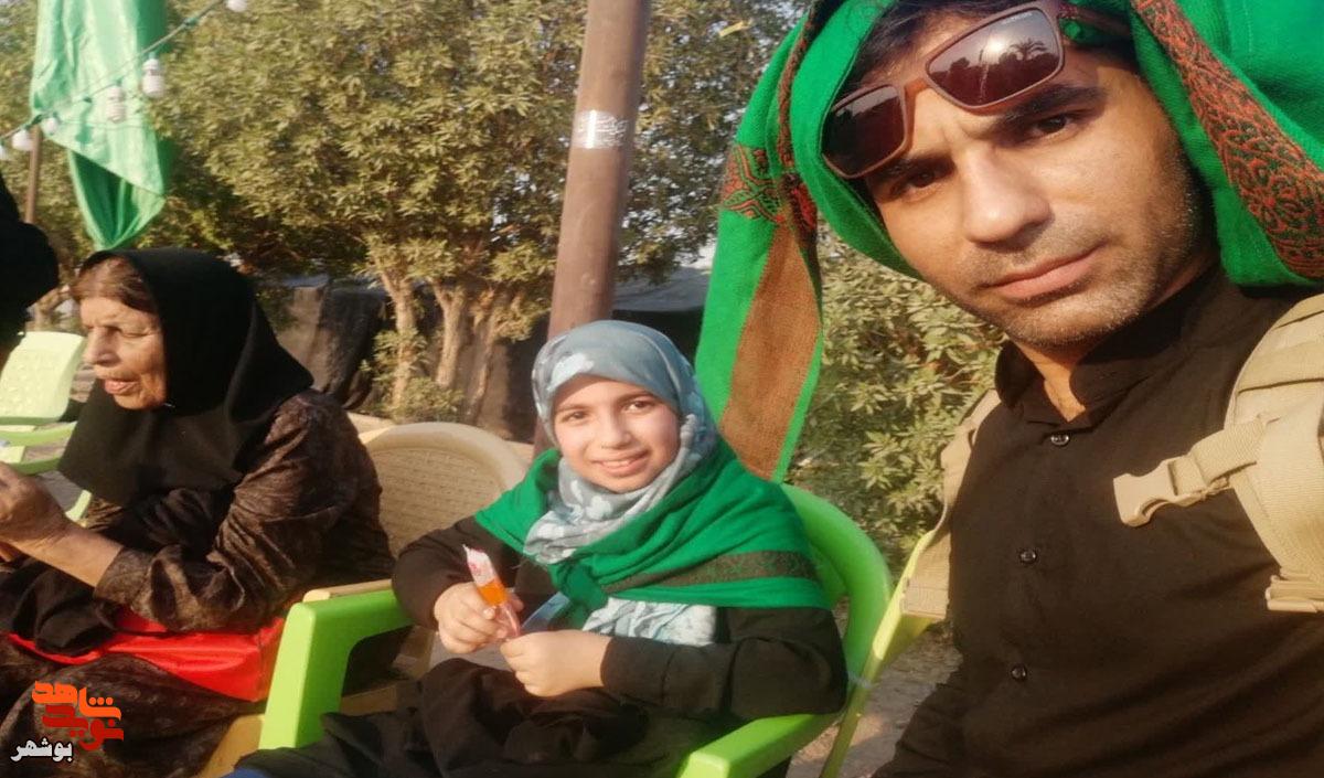 از کربلا تا مسیر شهادت؛ روایت تصویری از زیارت شهید سید دانیال سجادی