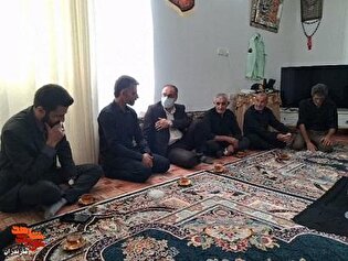 دیدار مدیرکل بنیاد شهید مازندران با خانواده شهید...