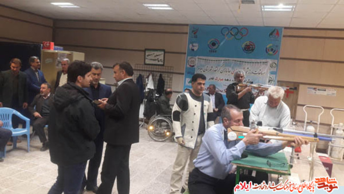 مسابقه تیراندازی با سلاح ورزشی  به مناسبت ایام الله مبارک دهه فجر 