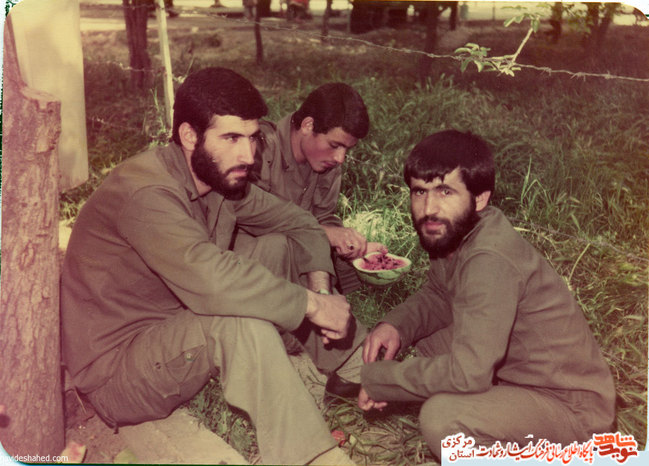 از چپ: مهدی آقاجانی - محمود آشوری - محمد بهرامی
