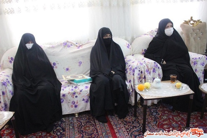 دیدار با همسران جانبازان ۷۰ درصد شهرستان سمنان
