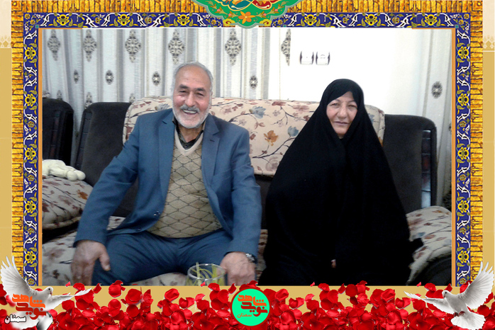 والدین شهید محمدرضا حلاجان