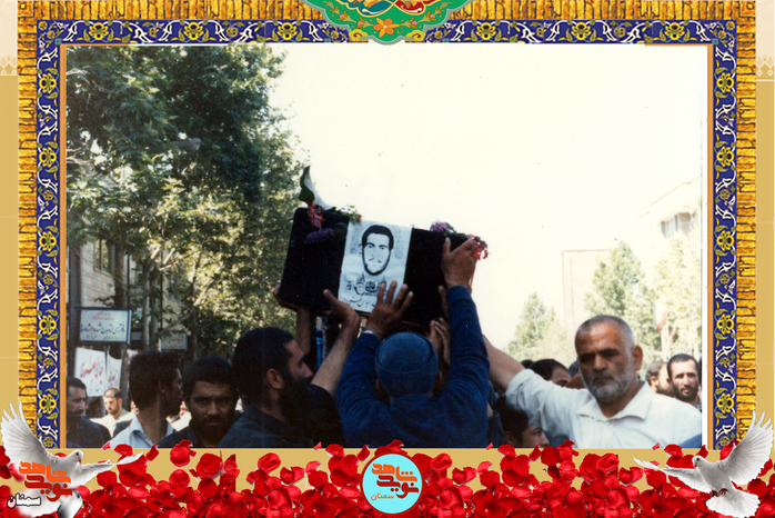 مراسم تشییع پیکر شهید عباس نعمتی