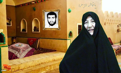 مادر گرامی شهید والامقام محمدرضا حلاجان