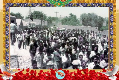 تصاویر مراسم تشییع پیکر شهید محمدرضا گیلوری- خرداد ۱۳۶۲ روستای کهن‌آباد شهرستان گرمسار