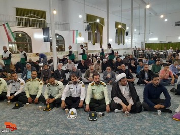 مراسم هفتمین روز شهادت شهدای خدمت- هفتم خرداد ۱۴۰۳ مسجد جامع شهرستان دامغان