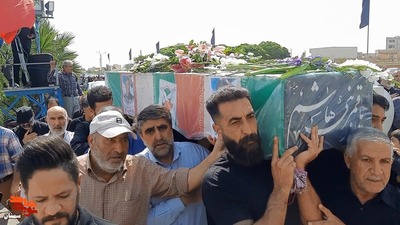 مراسم تشییع پیکر مطهر سردار جانباز شهید ناصر طحانی