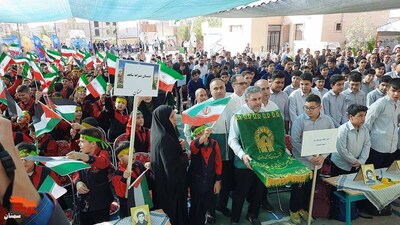 مراسم زنگ مهر، مقاومت و نماز- یکم مهرماه ۱۴۰۳ دبستان پسرانه شاهد شهرستان سمنان