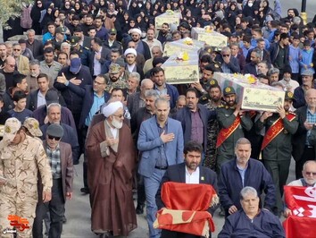 مراسم استقبال از پنج شهید گمنام دفاع مقدس- ششم آذرماه ۱۴۰۳ شهرستان آرادان