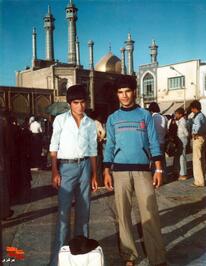 از چپ: احمد زنگویی - شهید مسعود مطیع پور