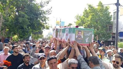 مراسم تشییع و خاکسپاری شهید میلاد ملک- پنجم تیرماه ۱۴۰۴ شهرستان شاهرود
