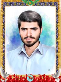 نقاشی دیجیتال از عکس شهید منصور احتشامی