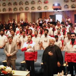 آیین تجلیل از امدادگران حاضر در دفاع مقدس 12 روزه- سیام تیرماه ۱۴۰۴ پارک موزه دفاع مقدس استان سمنان
