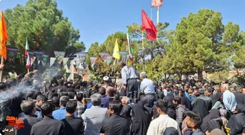 قاب‌های ماندگار از وداع باشکوه با شهید امنیت «مهدی جمشیدی‌پور» در بافت