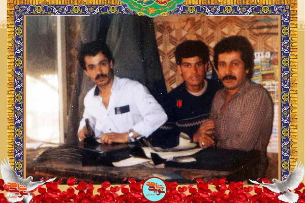 نفر وسط شهید حسین باباخانی